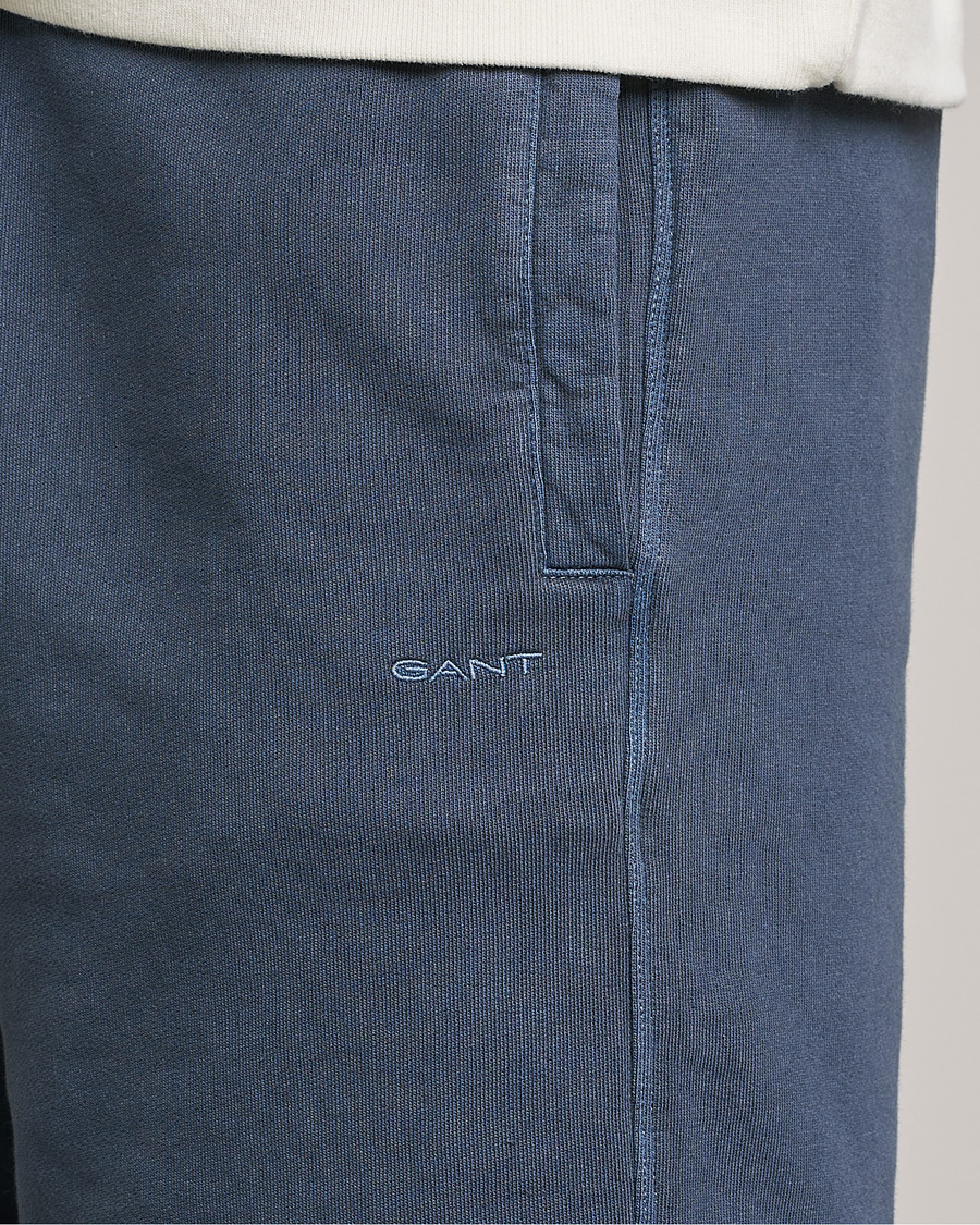 Men | Shorts | GANT | Sunbleached Sweatshorts Evening Blue