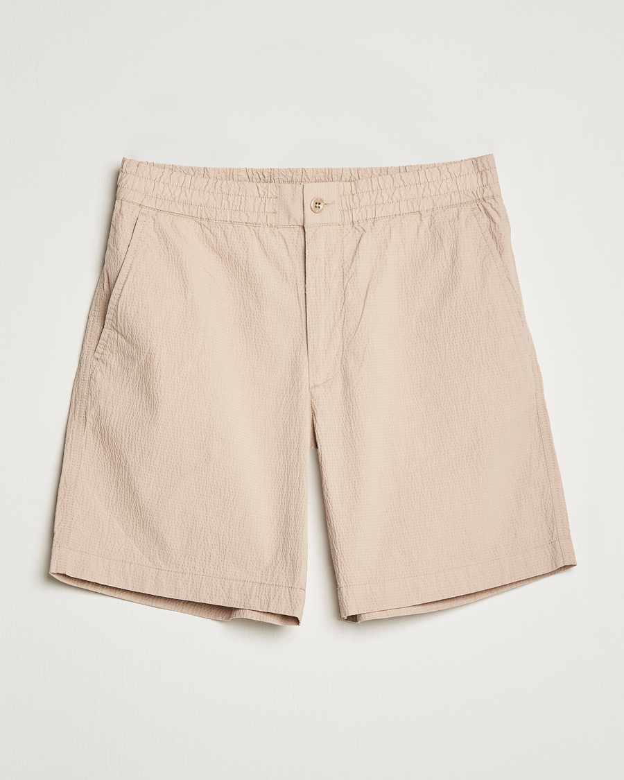 Men | Shorts | GANT | Seersucker Drawstring Shorts Dry Sand