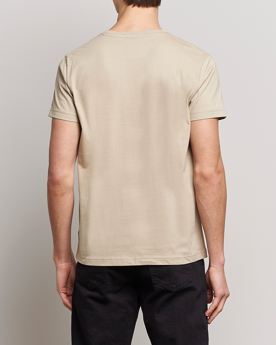 Men | T-Shirts | GANT | The Original T-Shirt Concrete Beige