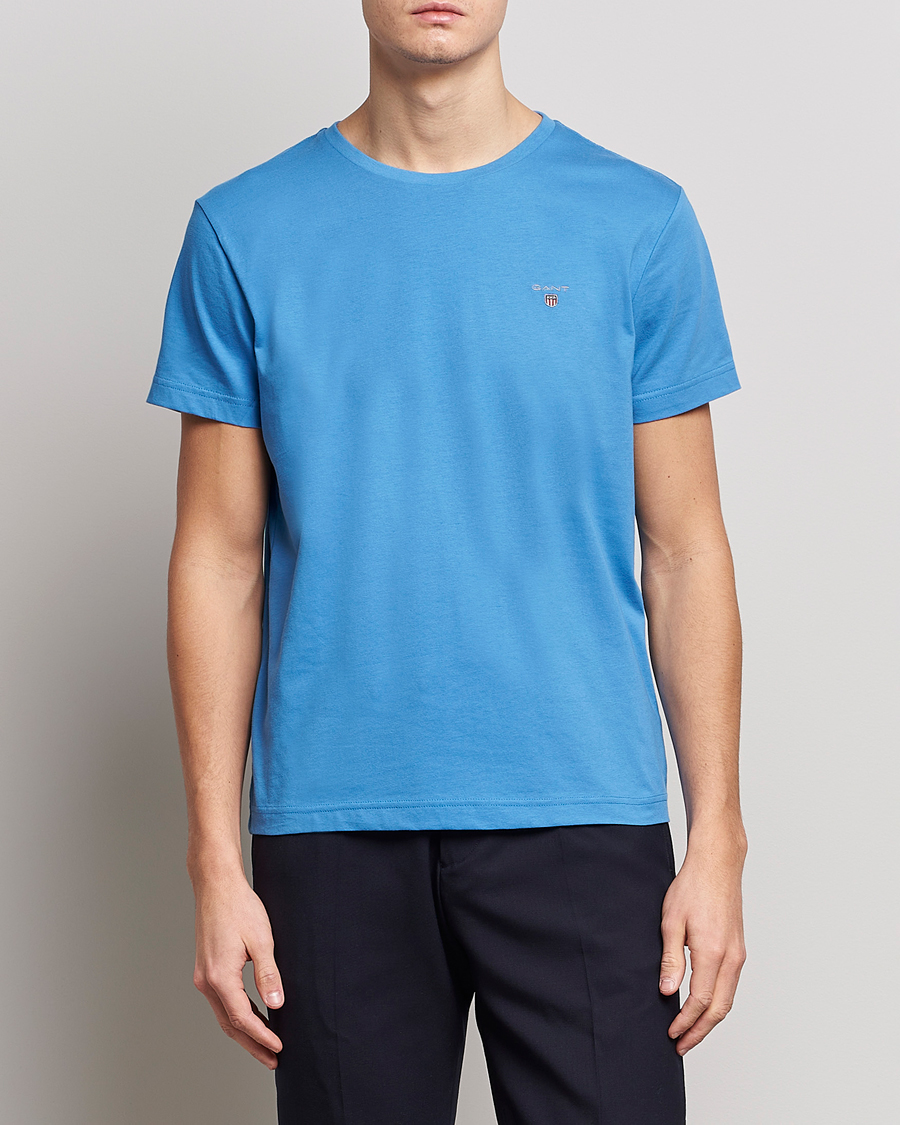 Men |  | GANT | The Original T-Shirt Day Blue