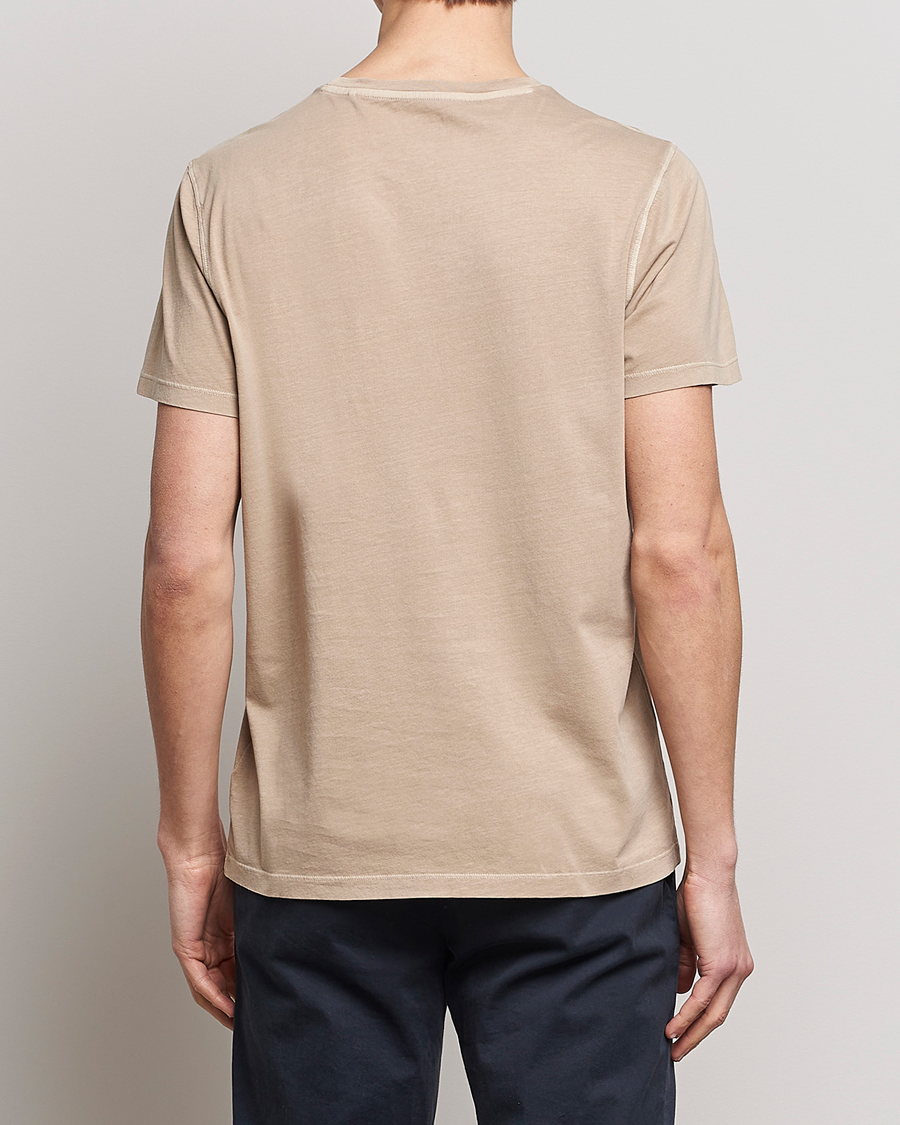 Men | T-Shirts | GANT | Sunbleached T-Shirt Concrete Beige