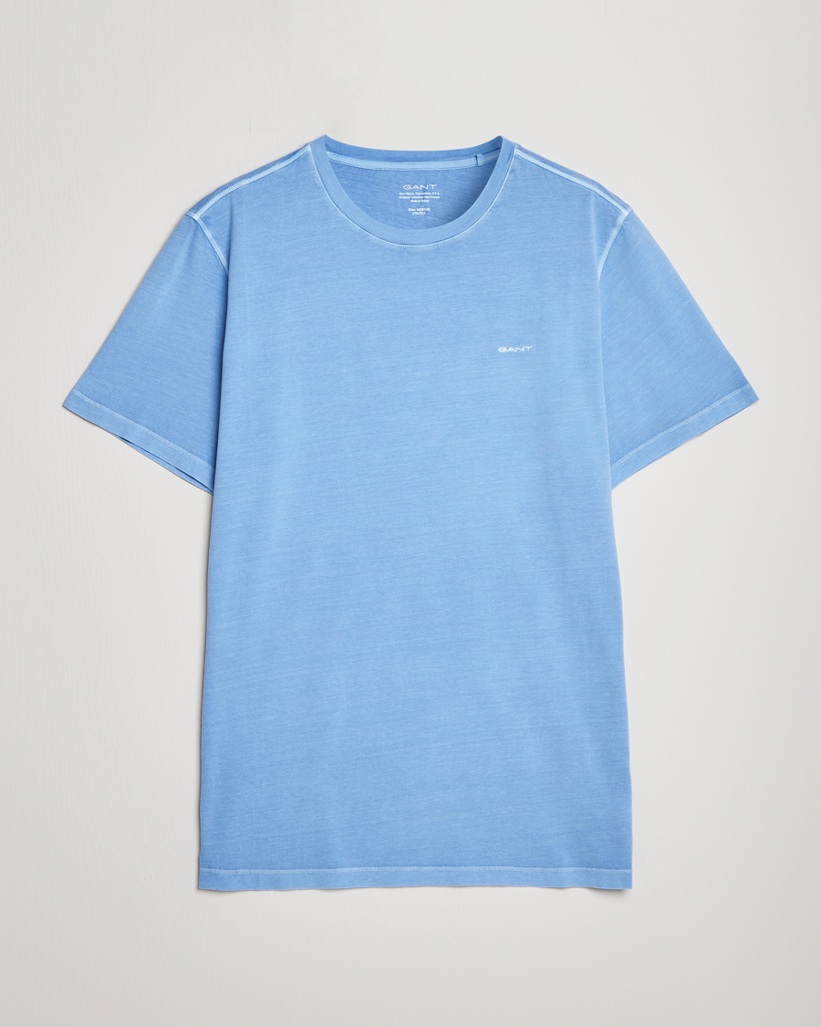 Men | T-Shirts | GANT | Sunbleached T-Shirt Gentle Blue