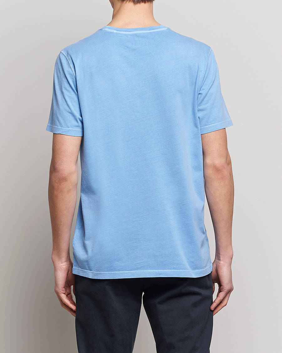 Men | T-Shirts | GANT | Sunbleached T-Shirt Gentle Blue