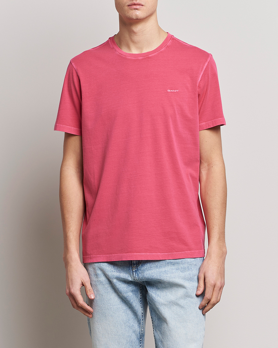 Men | GANT | GANT | Sunbleached T-Shirt Magenta Pink