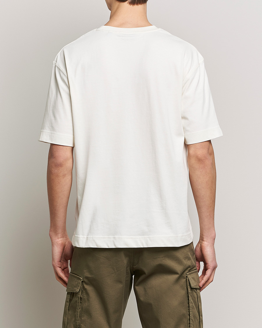 Men | T-Shirts | GANT | Icon Crew Neck T-Shirt Cream