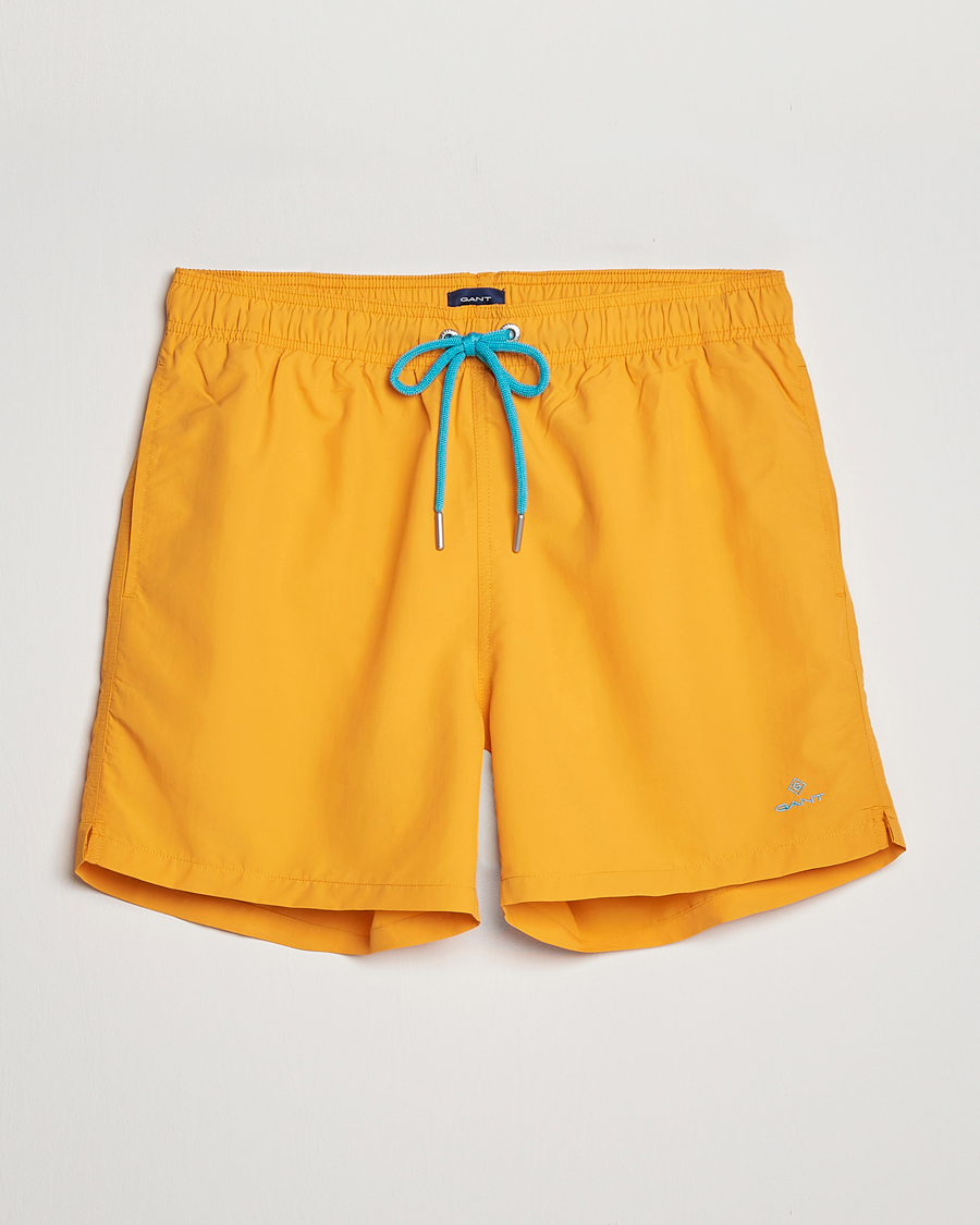 Men | Swimwear | GANT | Basic Swimshorts Dalia Orange