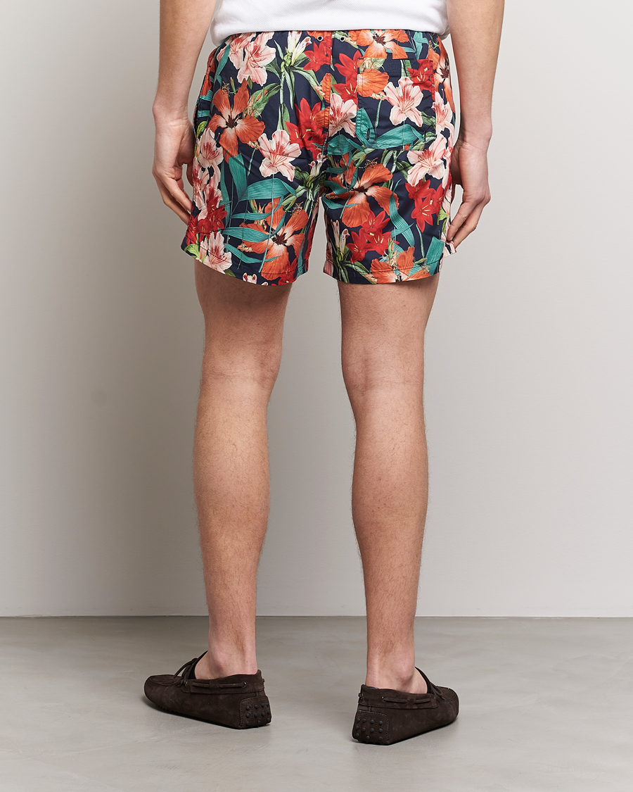 Men | Swimwear | GANT | Printed Flower Swimshorts Marine Multi