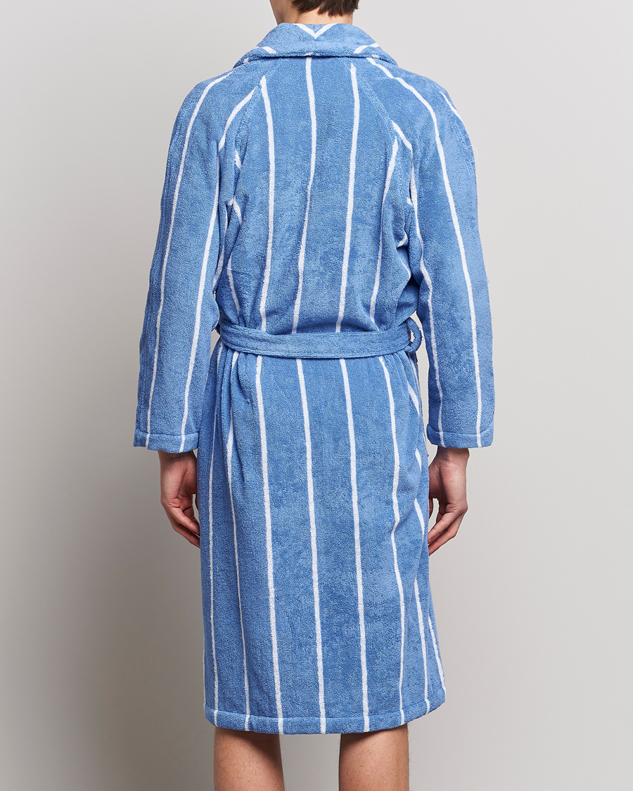Men | Pyjamas & Robes | GANT | Striped Robe Blue Bell