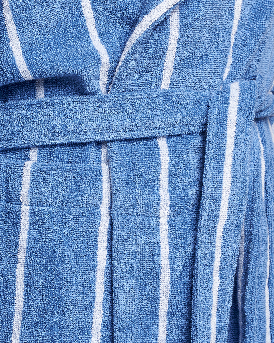 Men | Pyjamas & Robes | GANT | Striped Robe Blue Bell