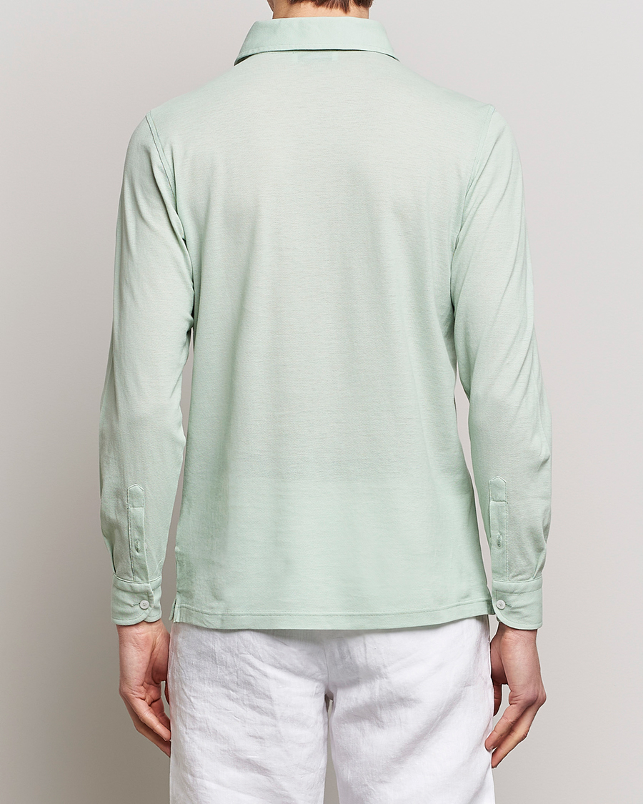 Men | Shirts | Gran Sasso | Popover Shirt Light Green