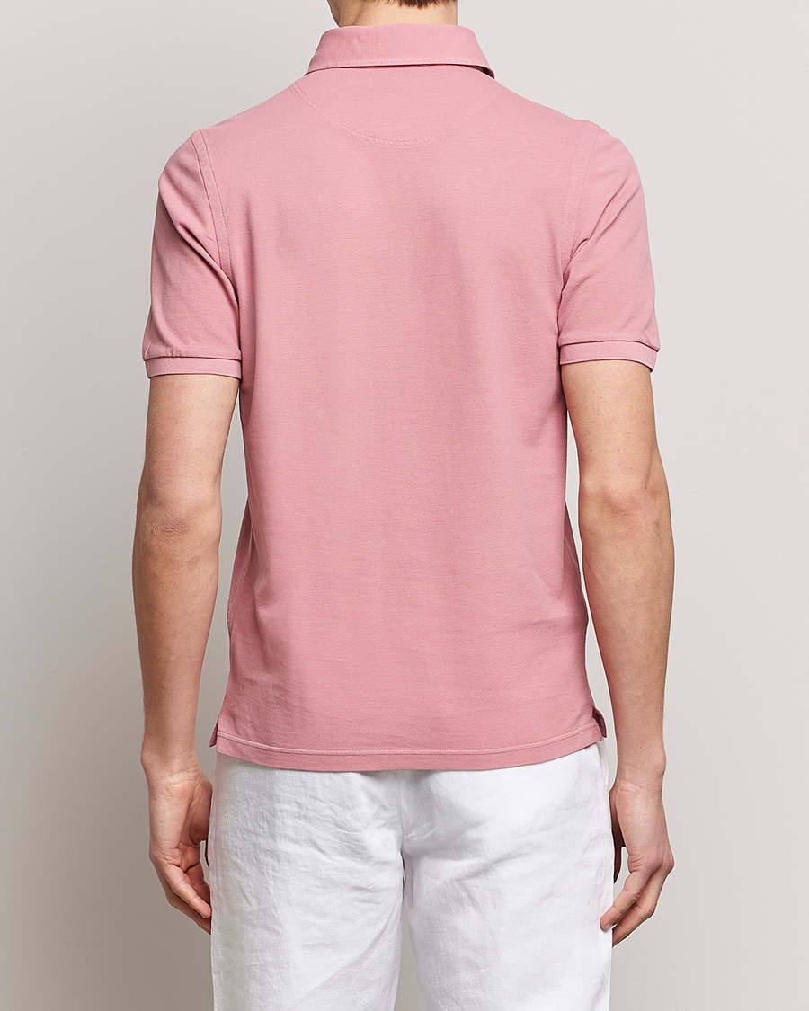 Men | Polo Shirts | Gran Sasso | Washed Polo Pink