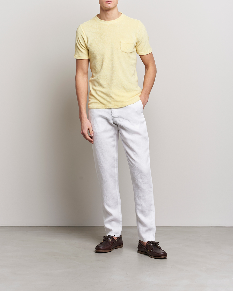 Men | T-Shirts | Gran Sasso | Cotton Terry Tee Yellow
