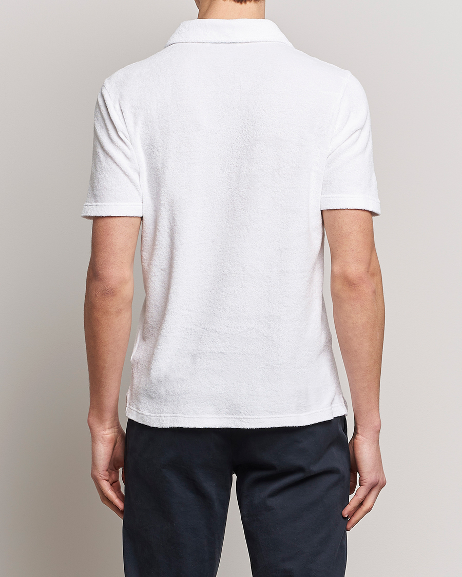 Men | Polo Shirts | Gran Sasso | Cotton Terry Polo White