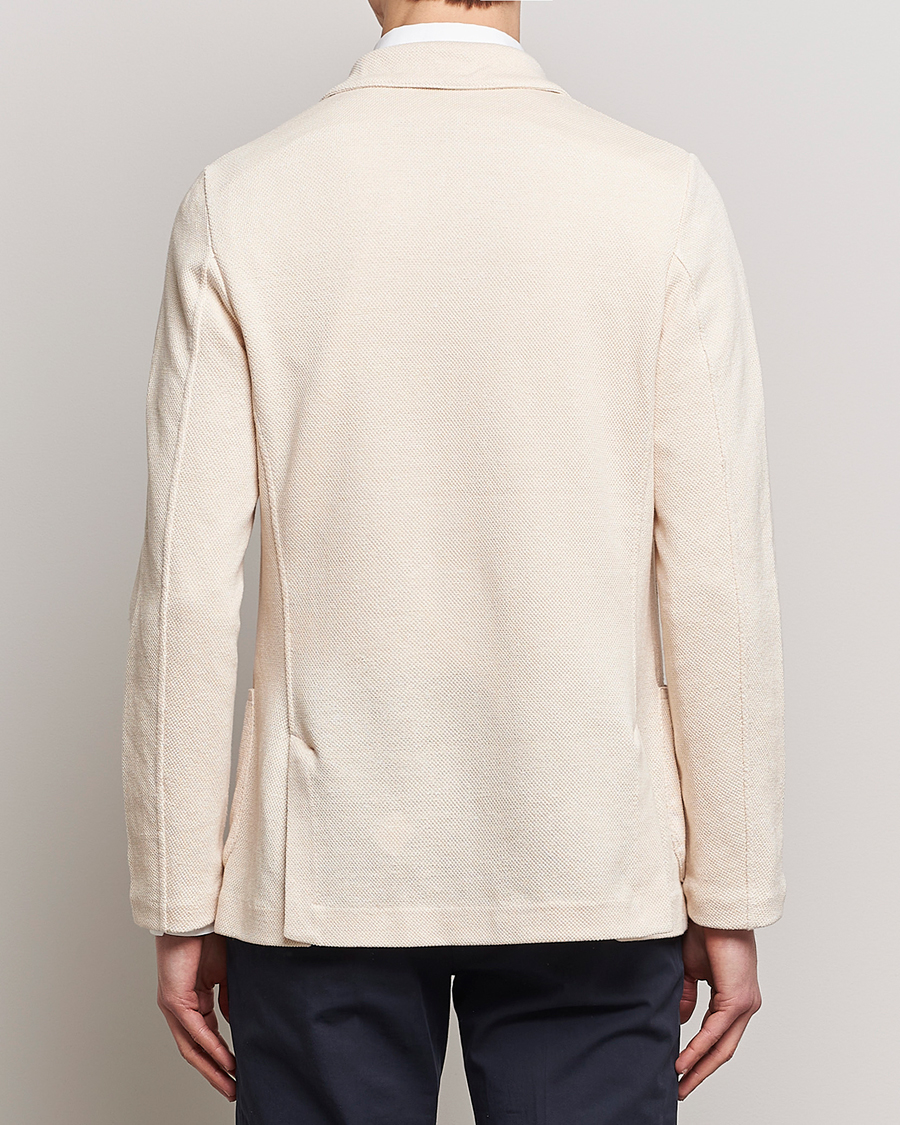 Men | Blazers | Gran Sasso | Structured Cotton/Linen Blazer Cream