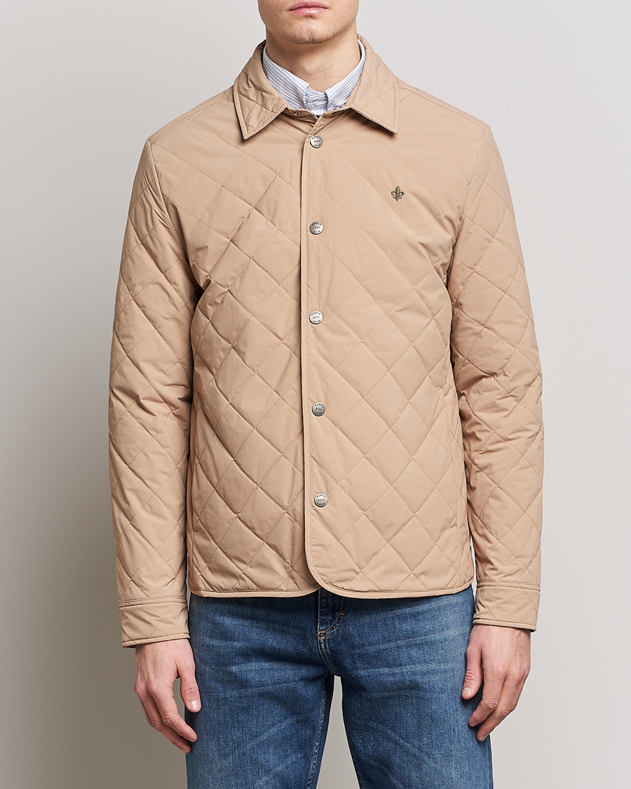 Men | Coats & Jackets | Morris | Dunham Quilted Jacket Beige