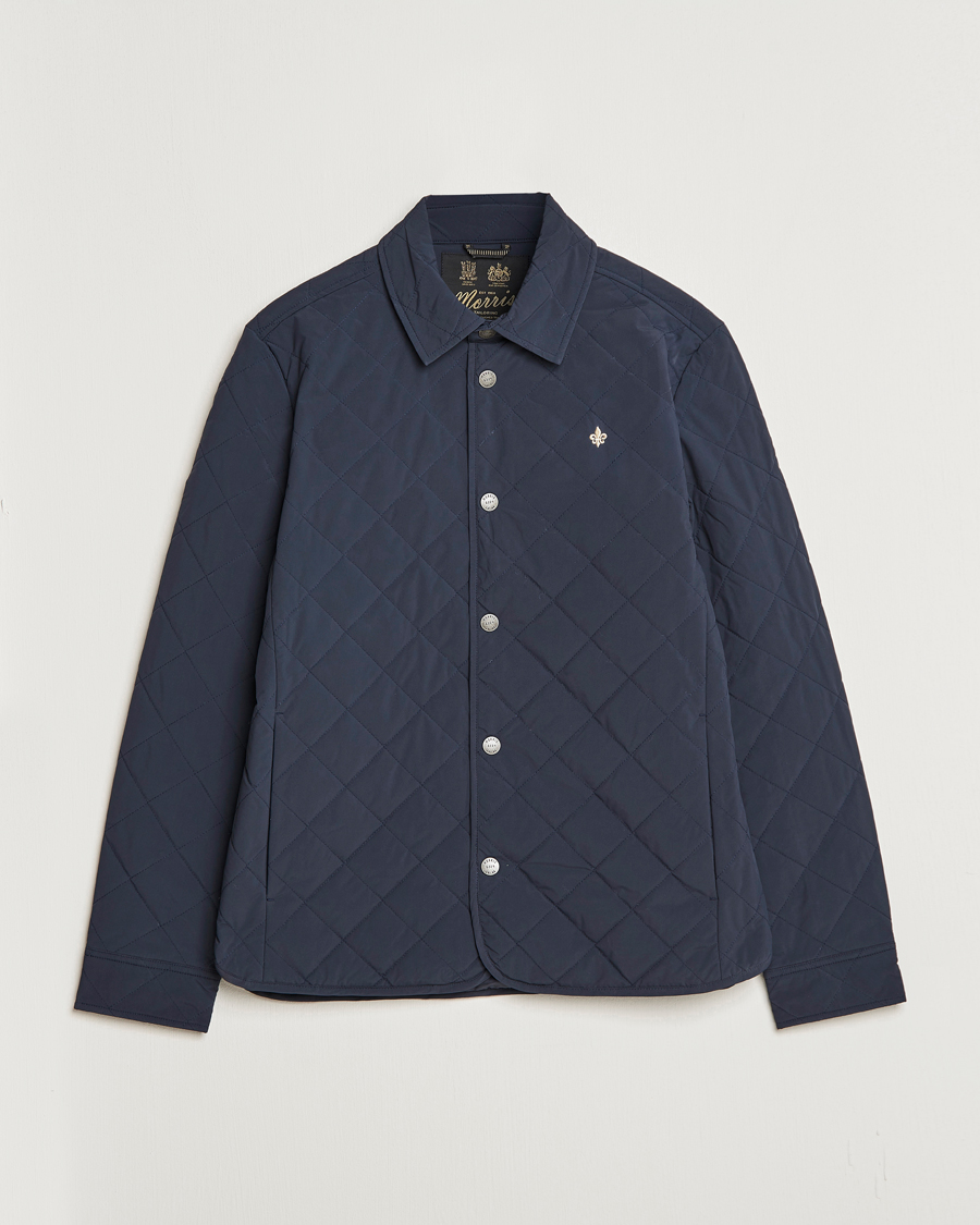 Men | Coats & Jackets | Morris | Dunham Quilted Jacket Old blue
