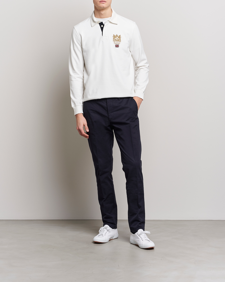 Men | Sweaters & Knitwear | Morris | Trenton Rugger Off White