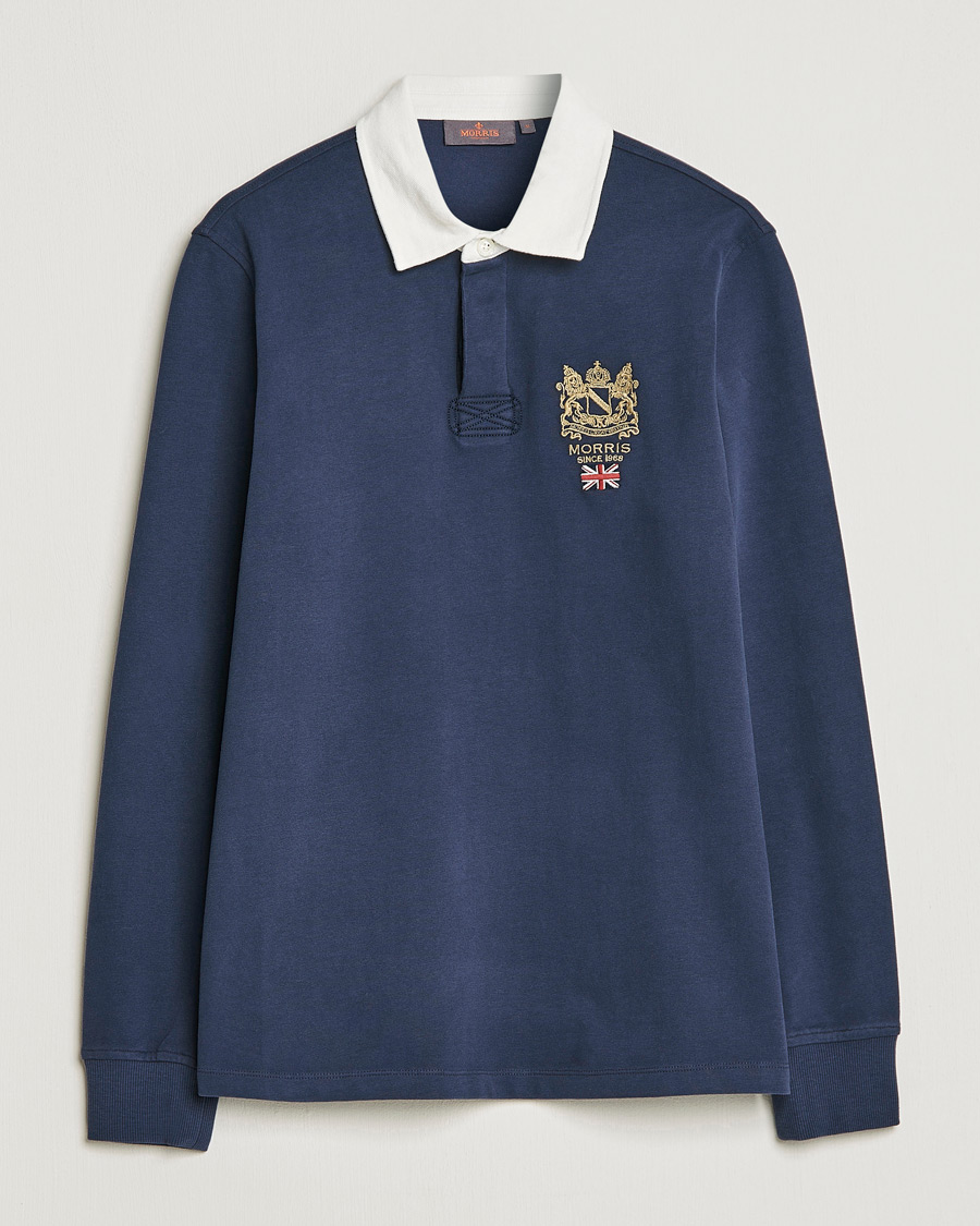 Men | Sweaters & Knitwear | Morris | Trenton Rugger Navy