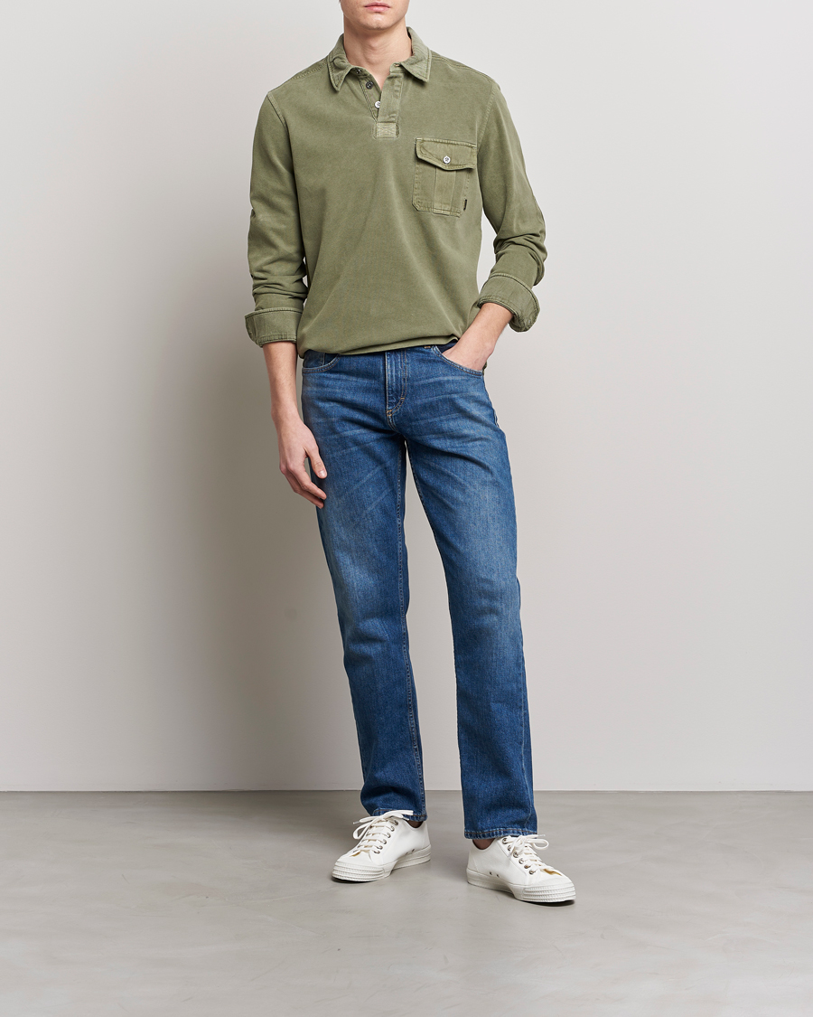 Men | Sweaters & Knitwear | Morris | Hamilton Sahara Polo Olive
