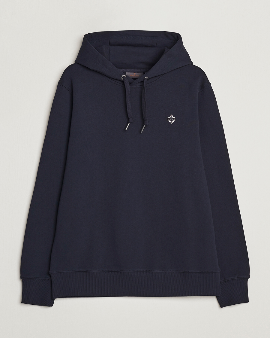 Men | Sweaters & Knitwear | Morris | Lily Hoodie Old Blue