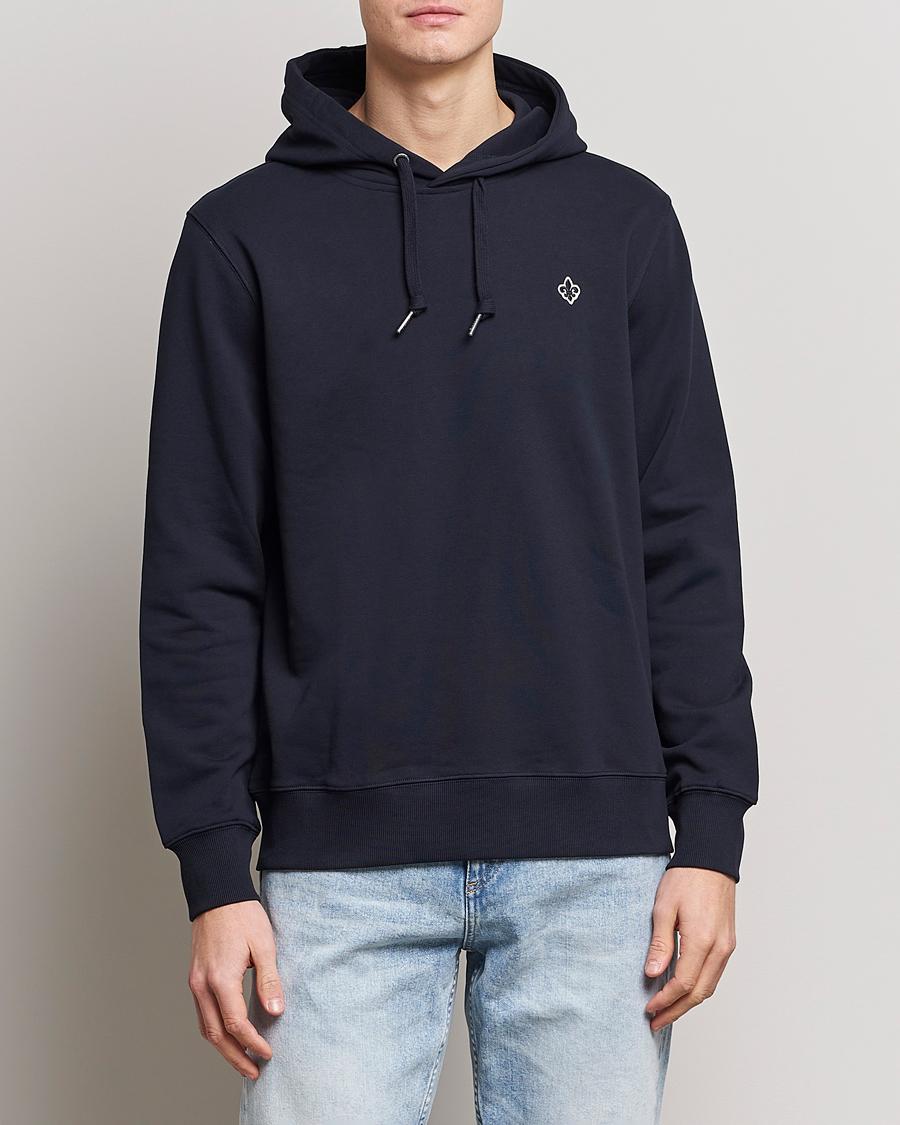 Men | Sweaters & Knitwear | Morris | Lily Hoodie Old Blue