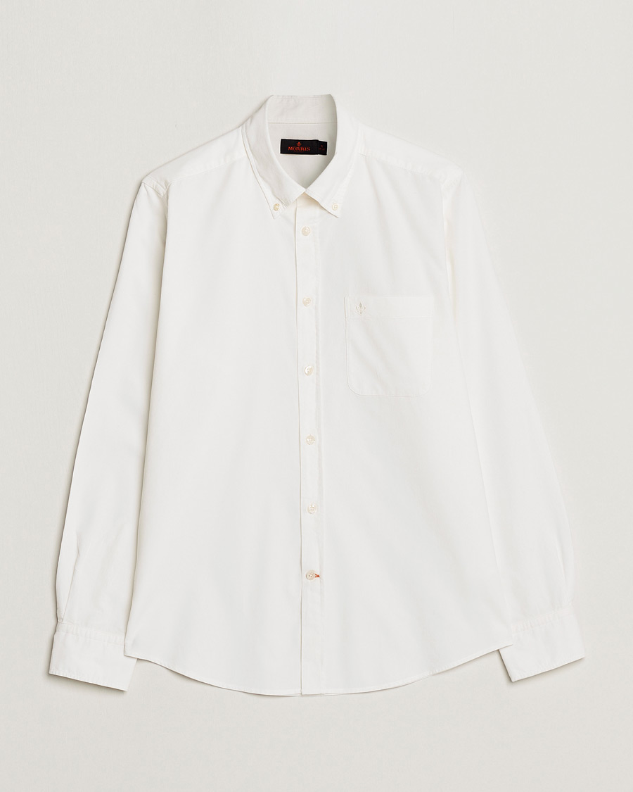 Men | Shirts | Morris | Summer Corduroy Shirt Off White
