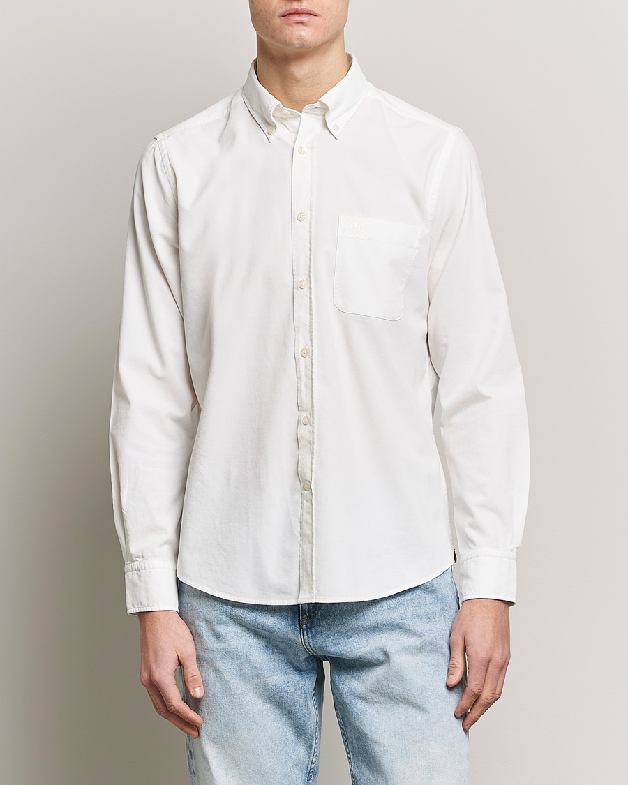 Men | Morris | Morris | Summer Corduroy Shirt Off White