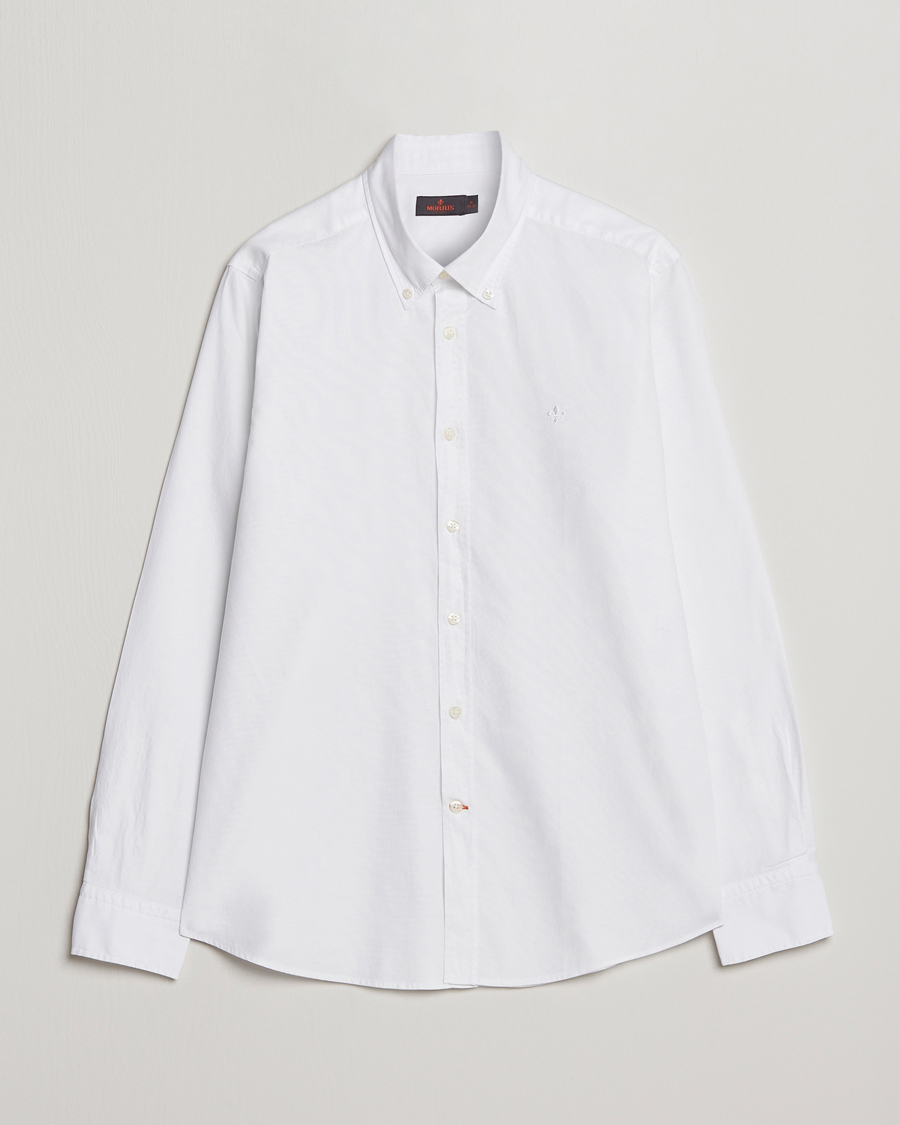 Men | Shirts | Morris | Structured Washed Button Down Shirt White