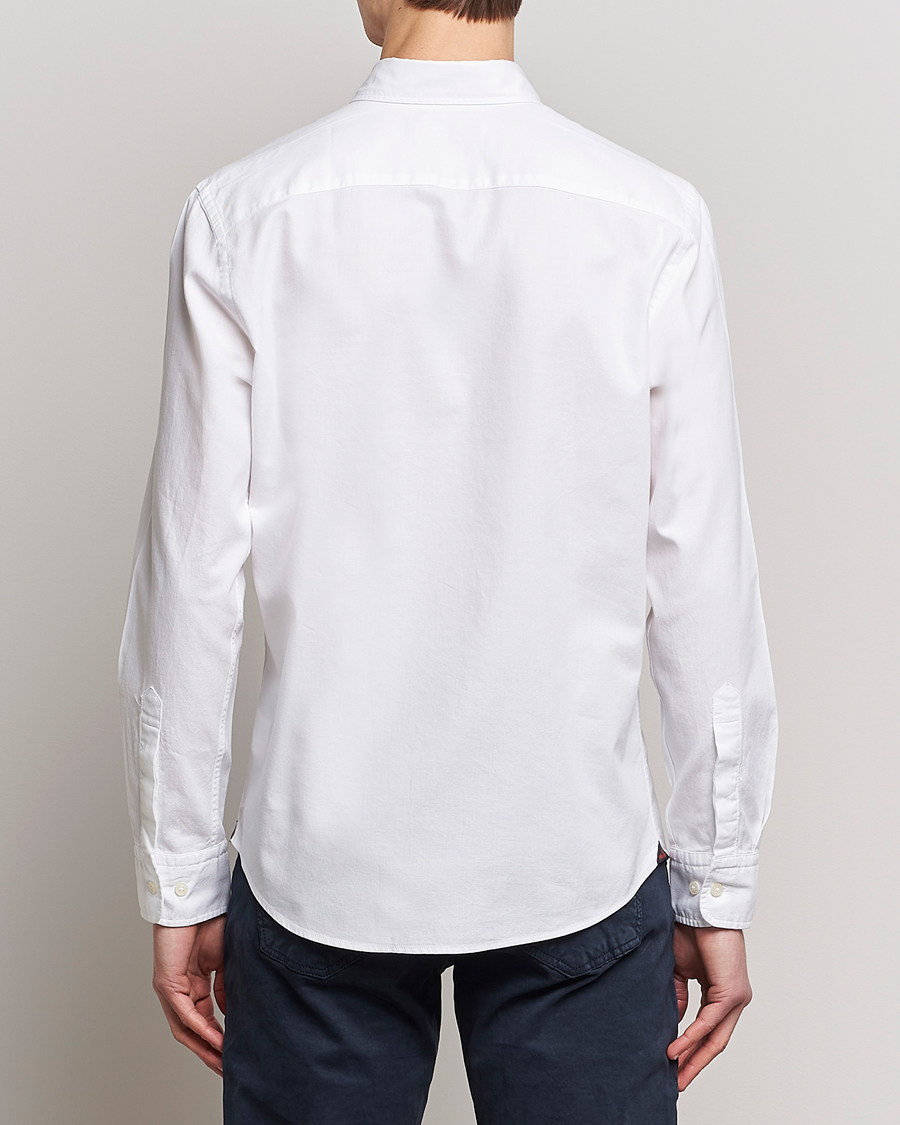 Men | Shirts | Morris | Structured Washed Button Down Shirt White