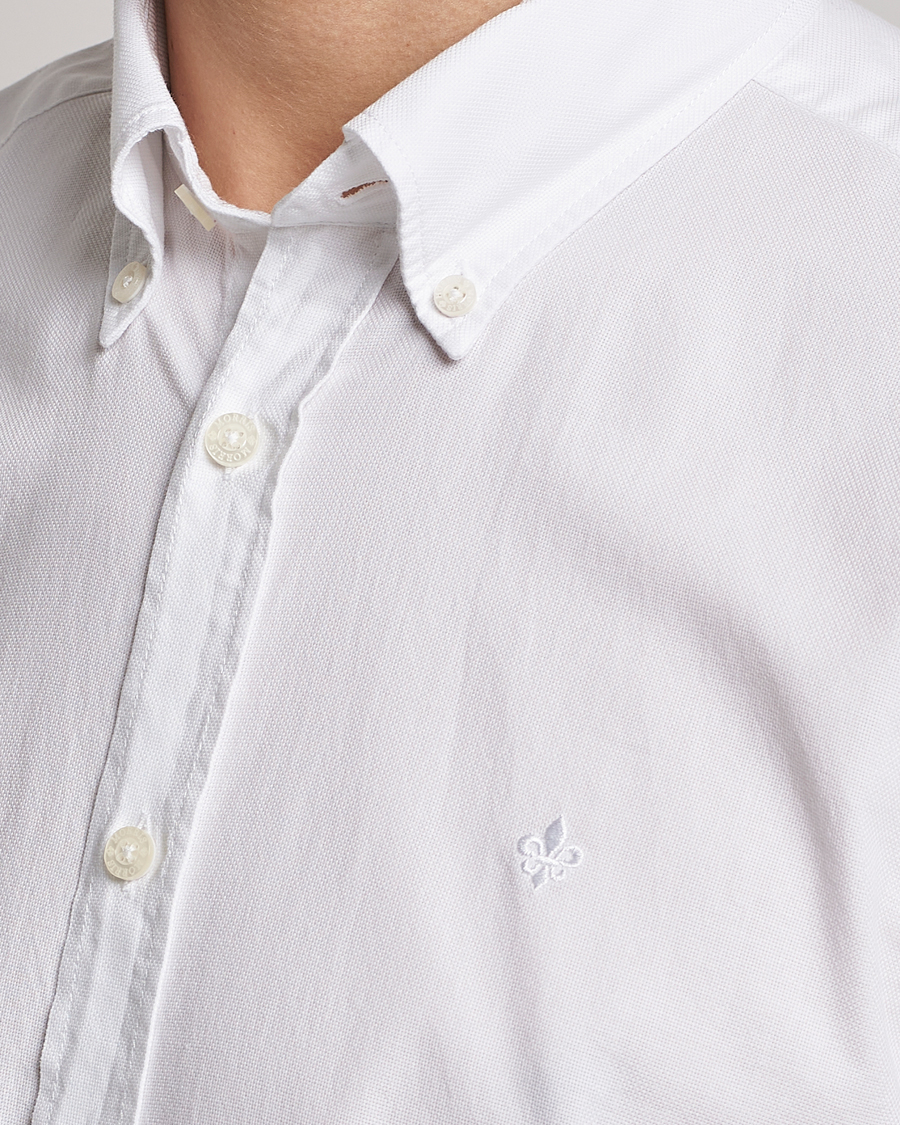 Men | Shirts | Morris | Structured Washed Button Down Shirt White