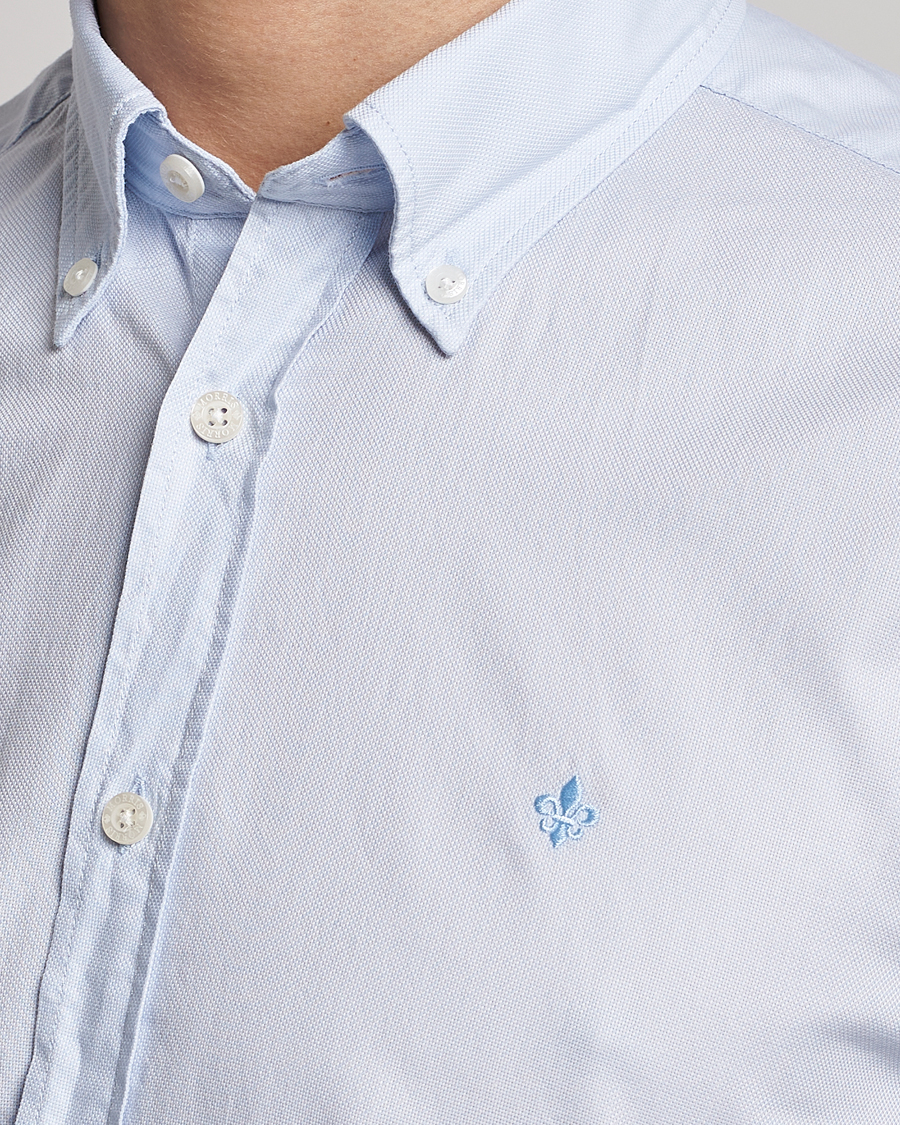 Men | Shirts | Morris | Structured Washed Button Down Shirt Light Blue