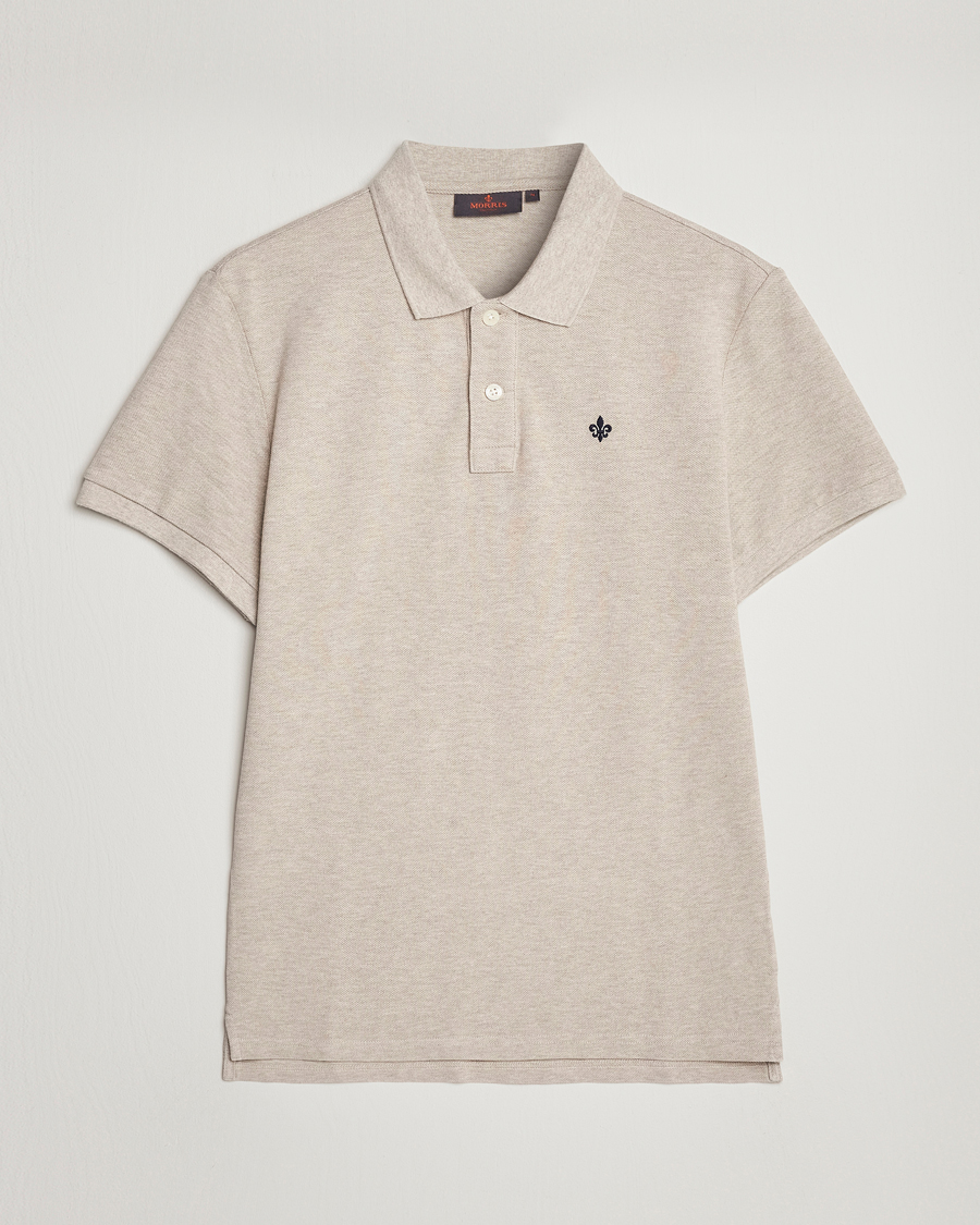 Men | Polo Shirts | Morris | New Pique Beige