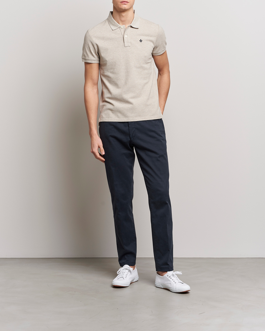 Men | Polo Shirts | Morris | New Pique Beige