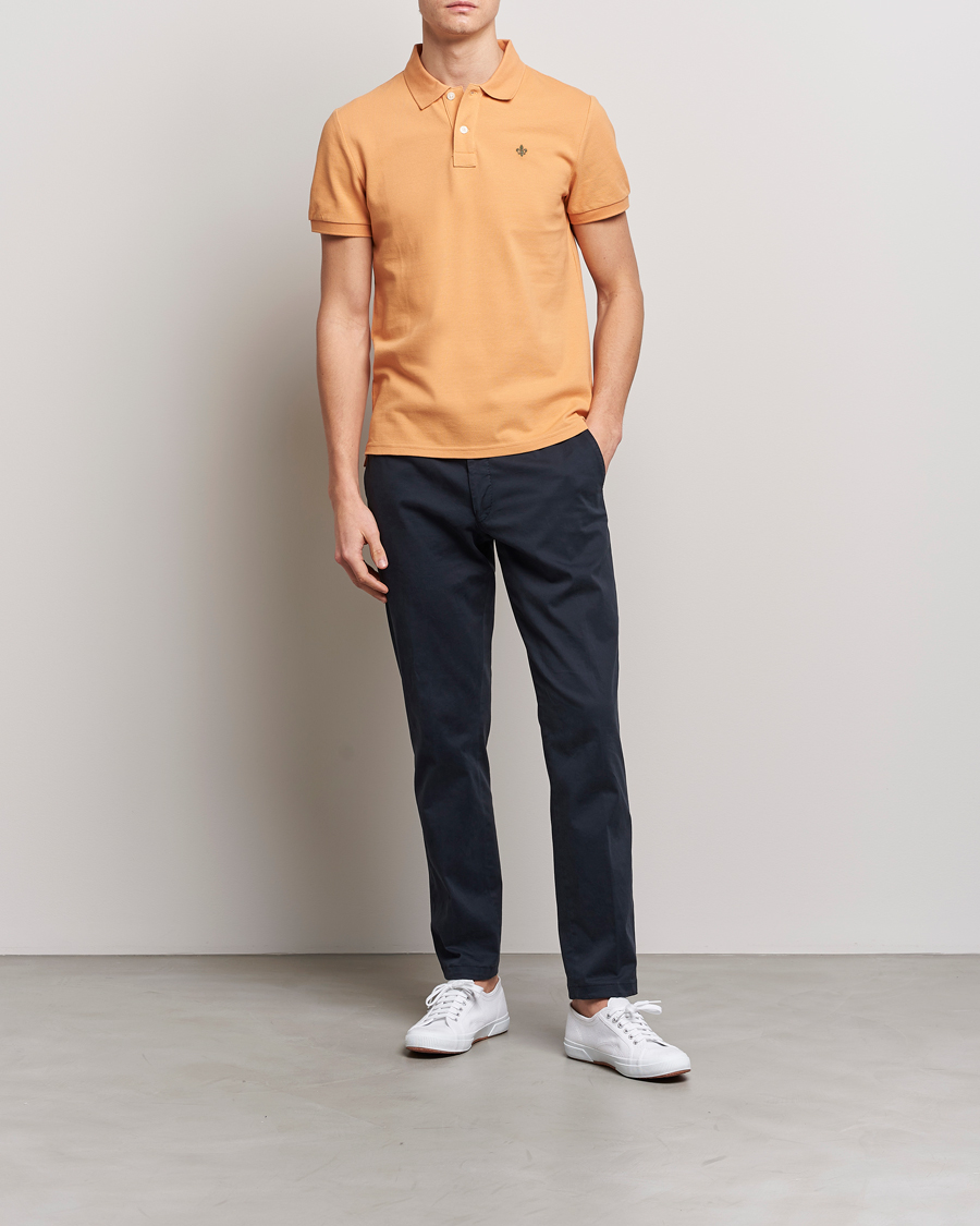 Men | Polo Shirts | Morris | New Pique Orange