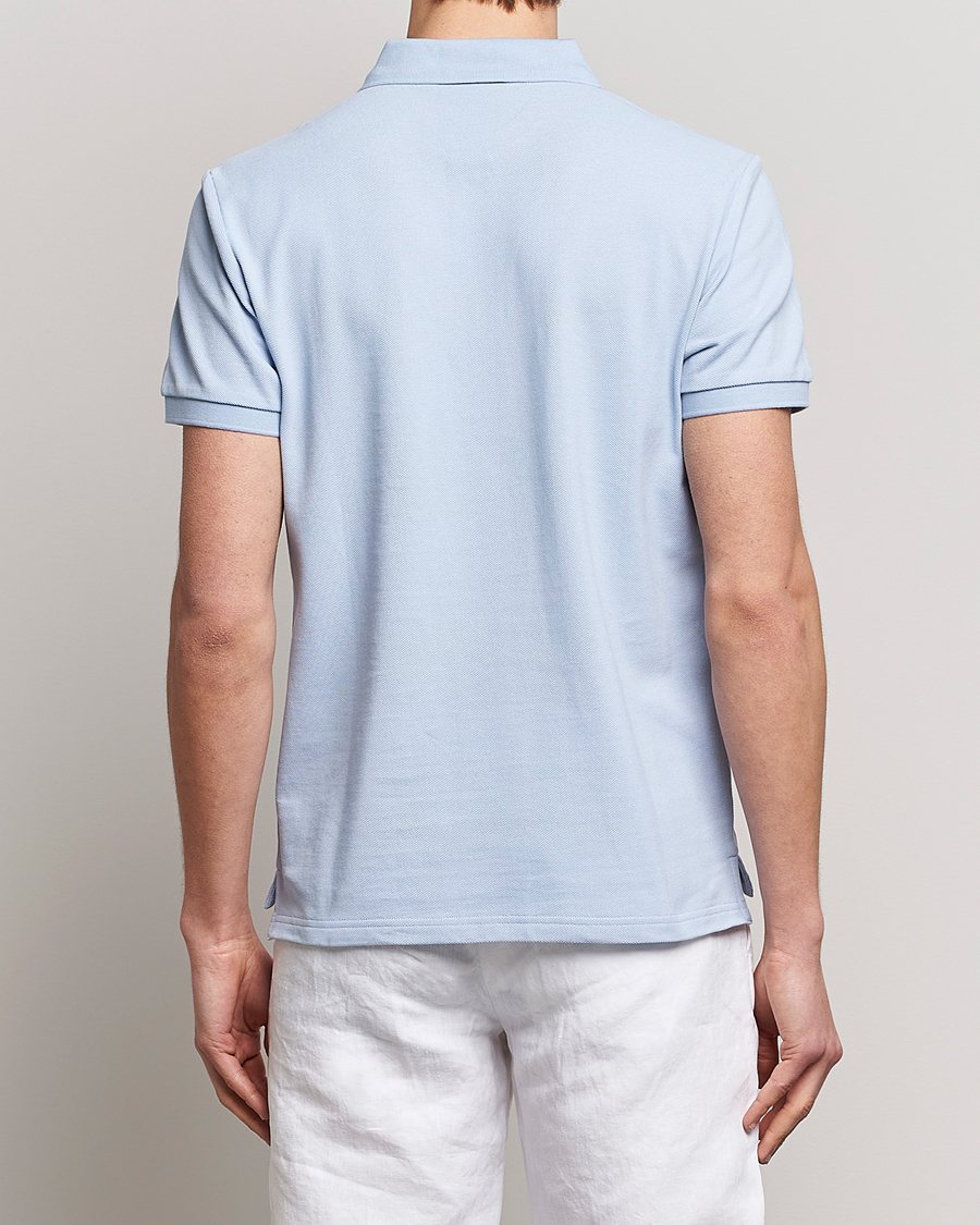 Men | Polo Shirts | Morris | New Pique Light Blue