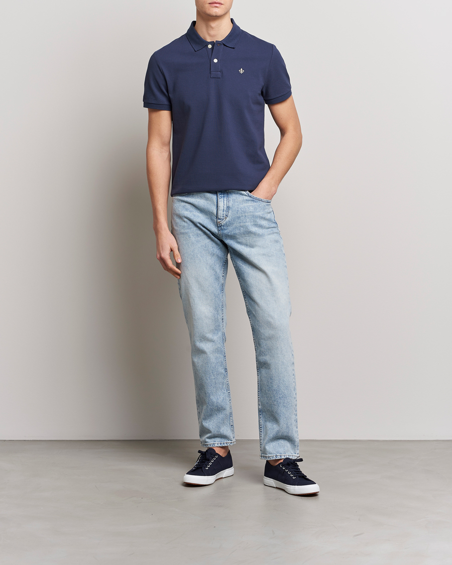 Men | Polo Shirts | Morris | New Pique Navy