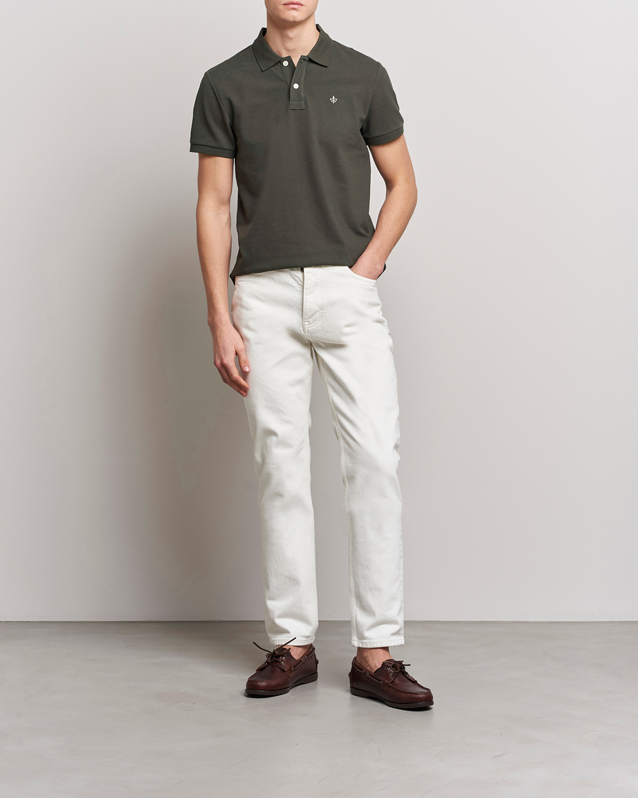 Men | Polo Shirts | Morris | New Pique Dark Green
