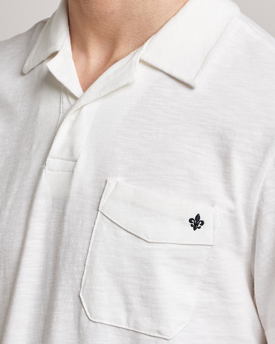 Men | Polo Shirts | Morris | Clopton Cotton Blend Polo Off White