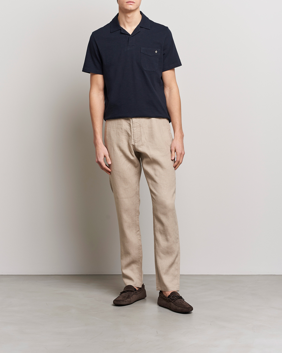 Men | Polo Shirts | Morris | Clopton Cotton Blend Polo Old Blue
