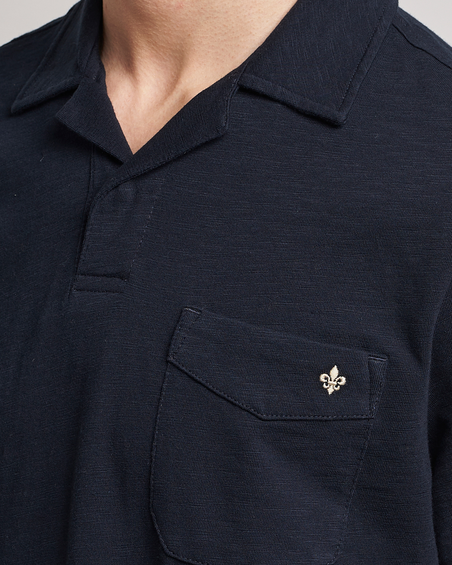 Men | Polo Shirts | Morris | Clopton Cotton Blend Polo Old Blue