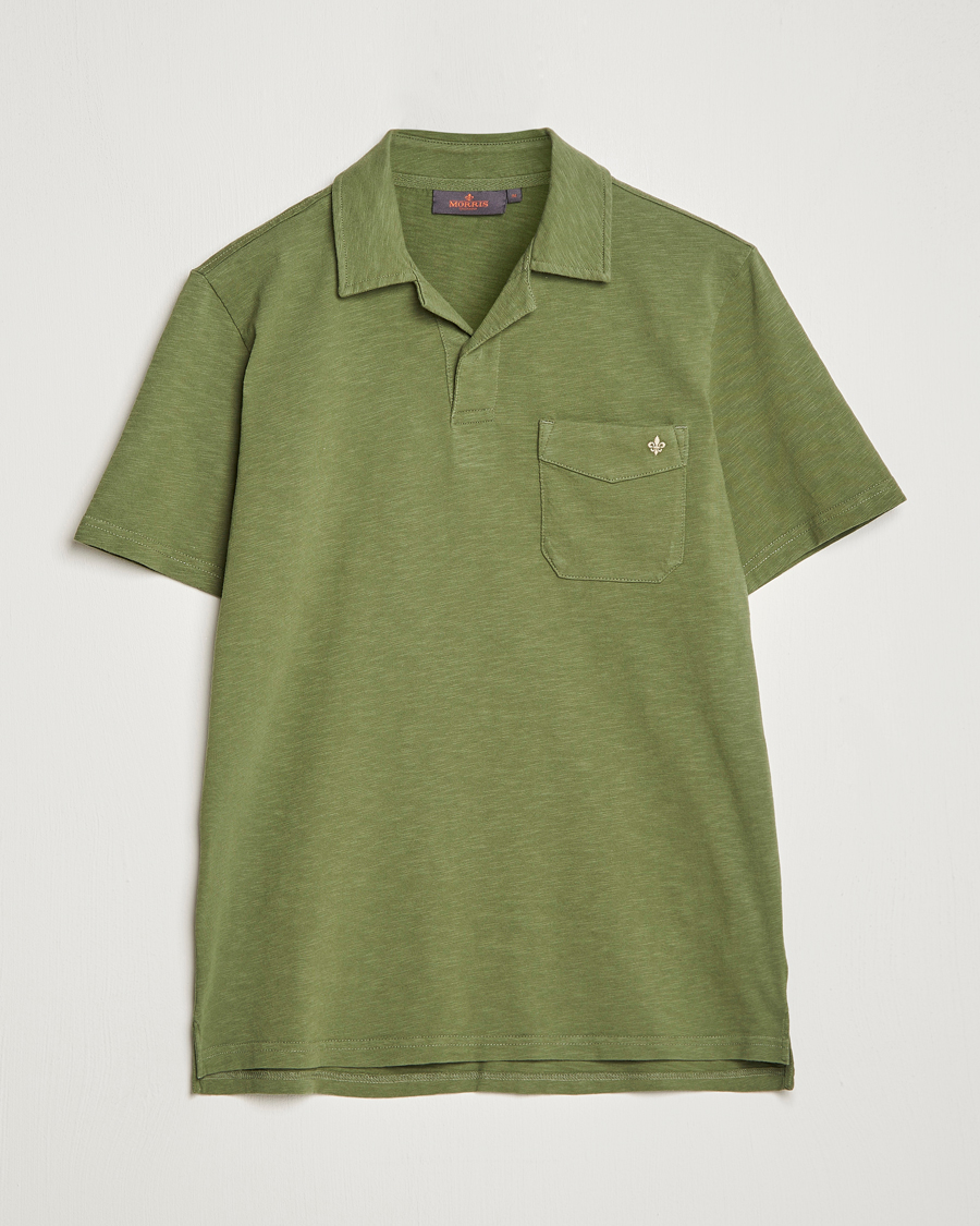 Men | Polo Shirts | Morris | Clopton Cotton Blend Polo Sage Green