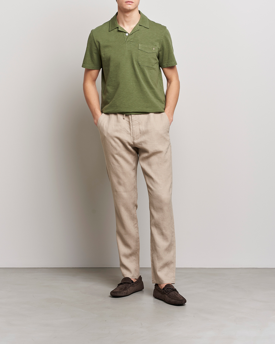 Men | Polo Shirts | Morris | Clopton Cotton Blend Polo Sage Green