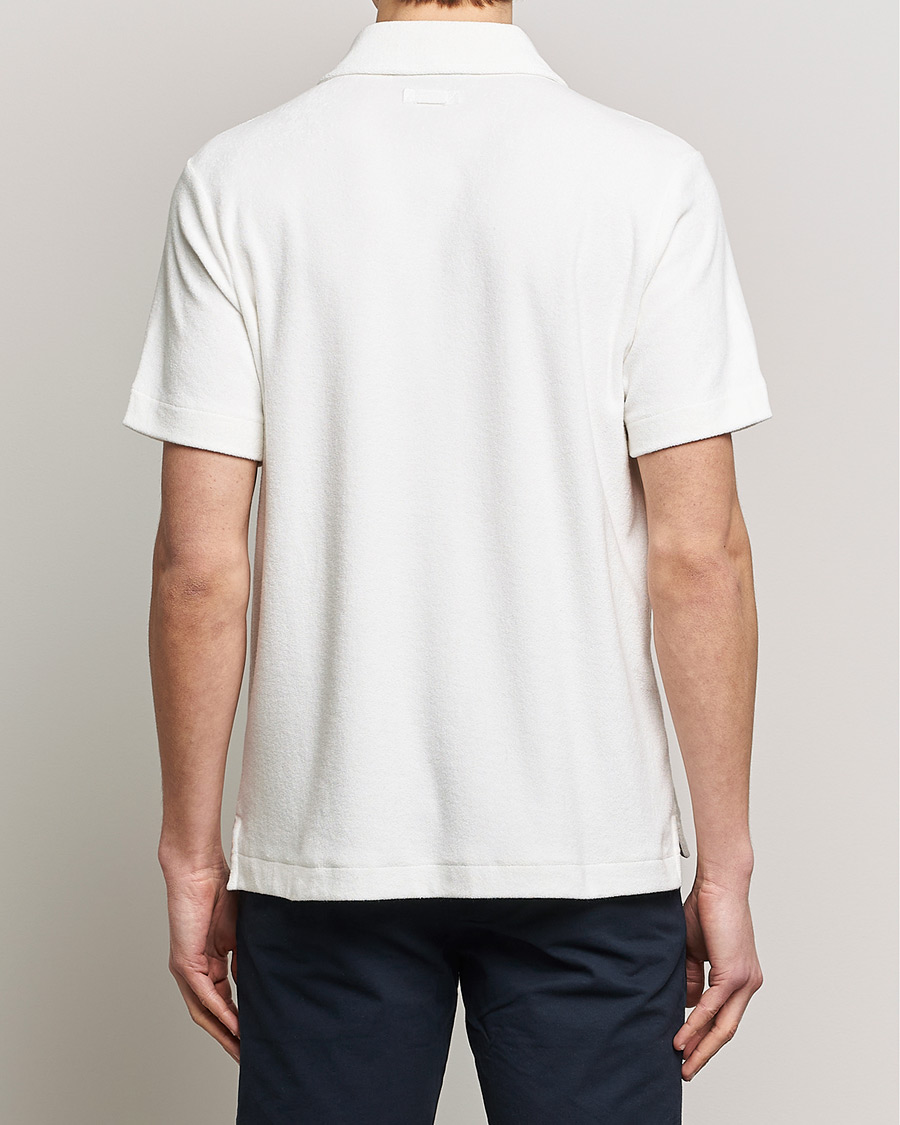 Men | Shirts | Morris | Hunter Terry Short Sleeve Shirt Off White