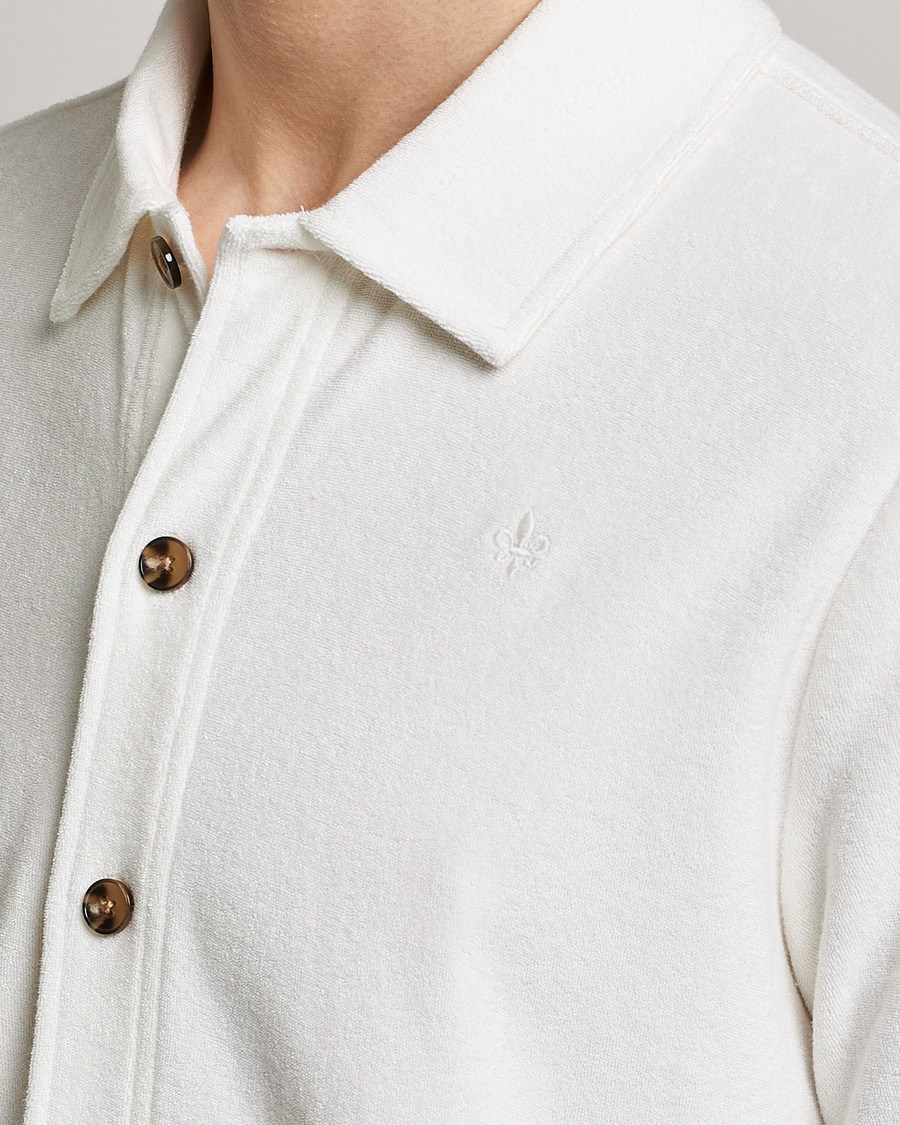 Men | Shirts | Morris | Hunter Terry Short Sleeve Shirt Off White