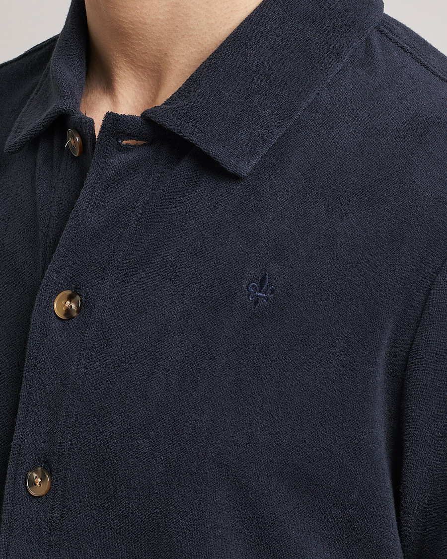 Men | Shirts | Morris | Hunter Terry Short Sleeve Shirt Old Blue