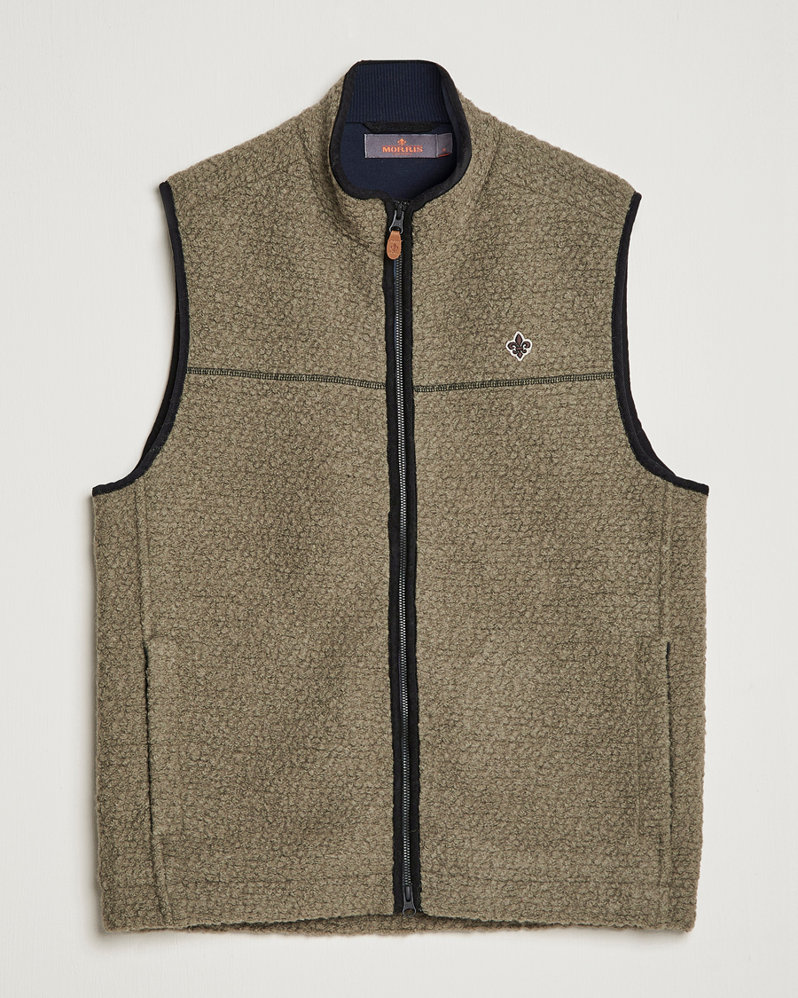 Men | Gilets | Morris | Whitfield Pile Vest Green