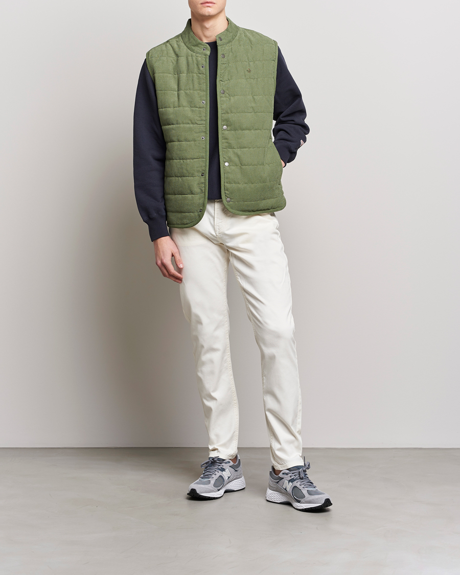 Men | Trousers | Morris | James Structured 5-Pocket Trousers White