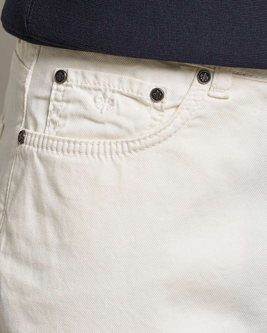 Men | Trousers | Morris | James Structured 5-Pocket Trousers White