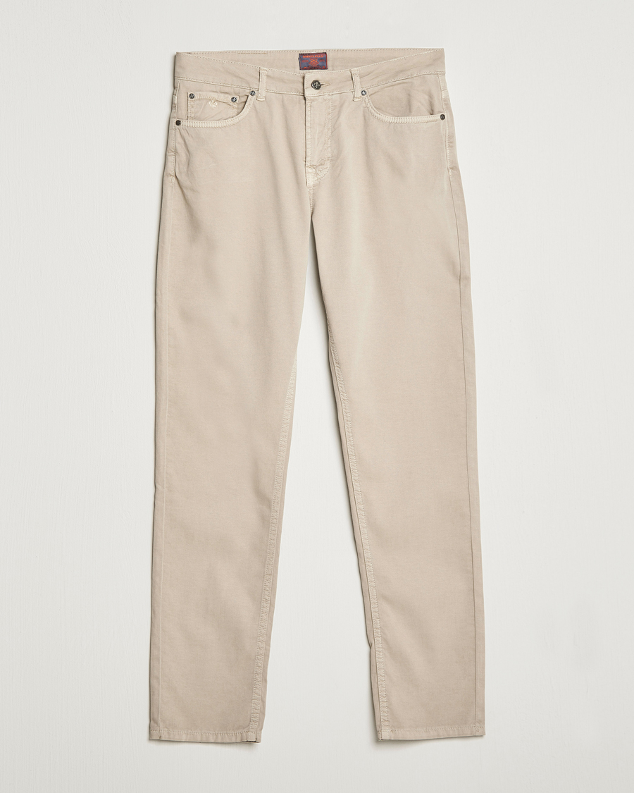 Men | Trousers | Morris | James Structured 5-Pocket Trousers Khaki