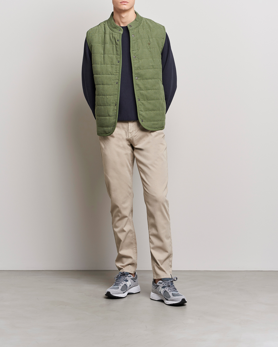 Men | Trousers | Morris | James Structured 5-Pocket Trousers Khaki